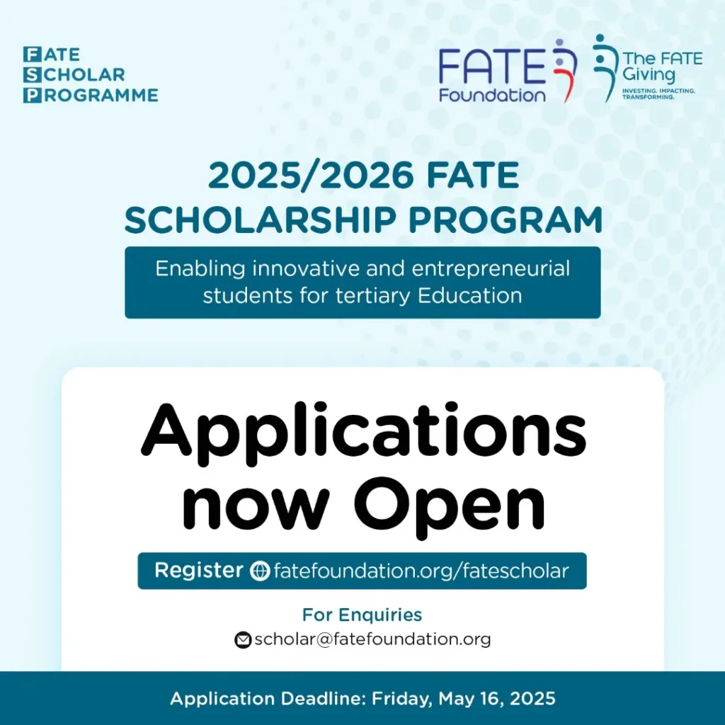 Fate foundation Scholarship