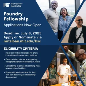MIT Foundry Fellowship