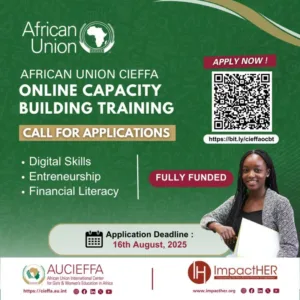 AU CIEFFA Online Capacity Building Training 2025 – Empowerment in STEAM, Digital & Financial Skills - KP Visa and Travels
