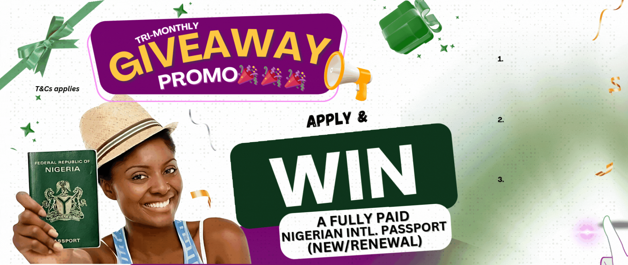 Home 21 Win a Free 🇳🇬 Passport/Renewal Giveaway
