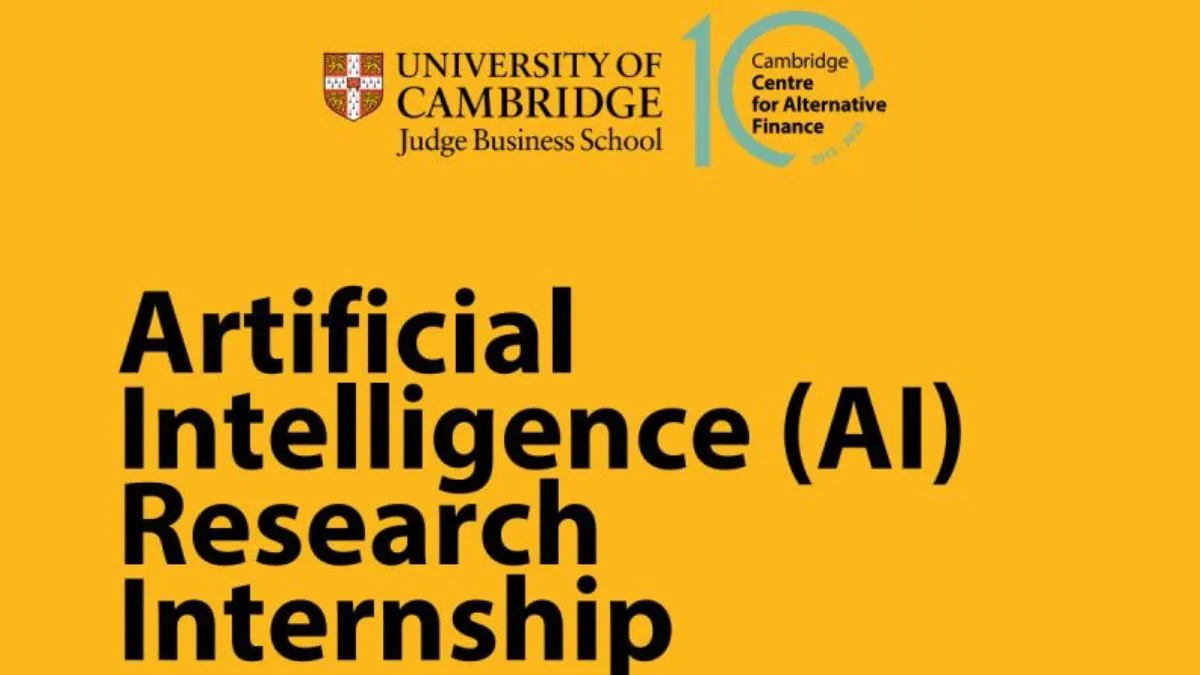 Artificial Intelligence Research Internship at Cambridge University