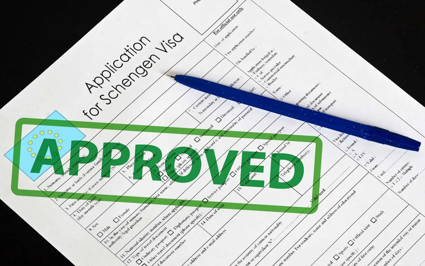 Schengen Visa Application Approved
