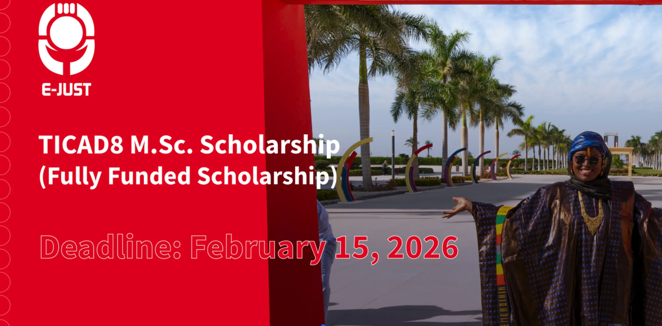 E-JUST TICAD8 Fully Funded Postgraduate Scholarship