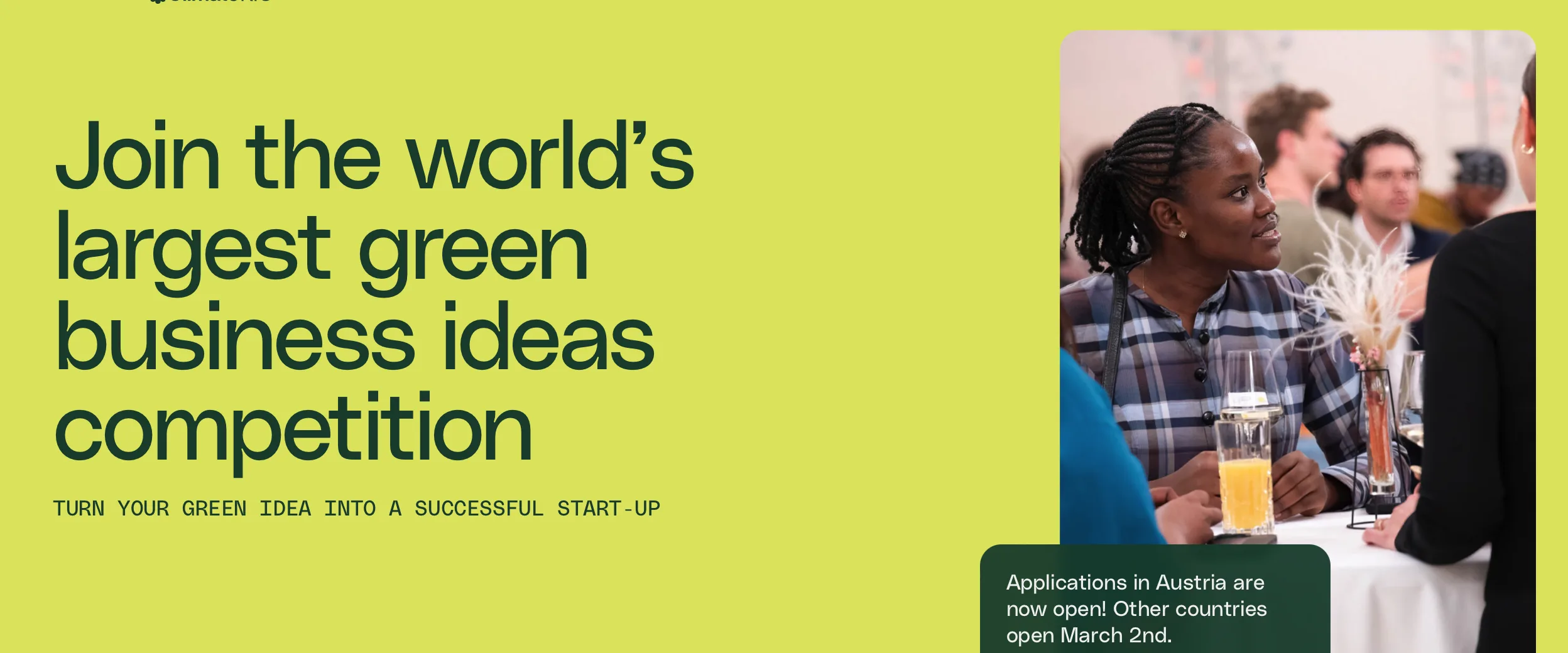 Climate Launchpad 2026 Green Business Ideas Competition (Fully Funded Trip to Singapore) 5 Green Business Ideas Competition