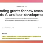 OpenAI research grant