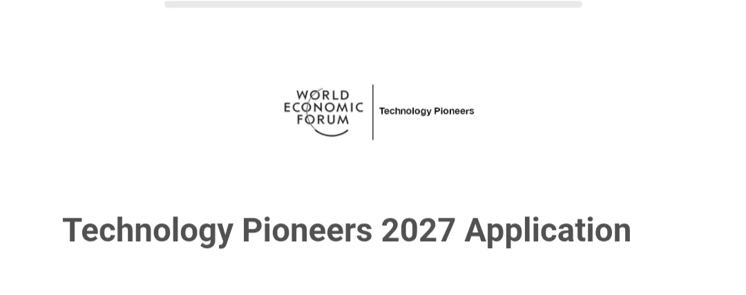 World Economic Forum Technology Pioneers 2027