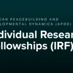 APDD Individual Research Fellowships