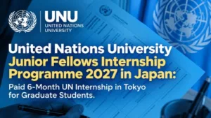 UN University Junior Fellows Internship 2027