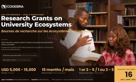 CODESRIA Research Grants 2027