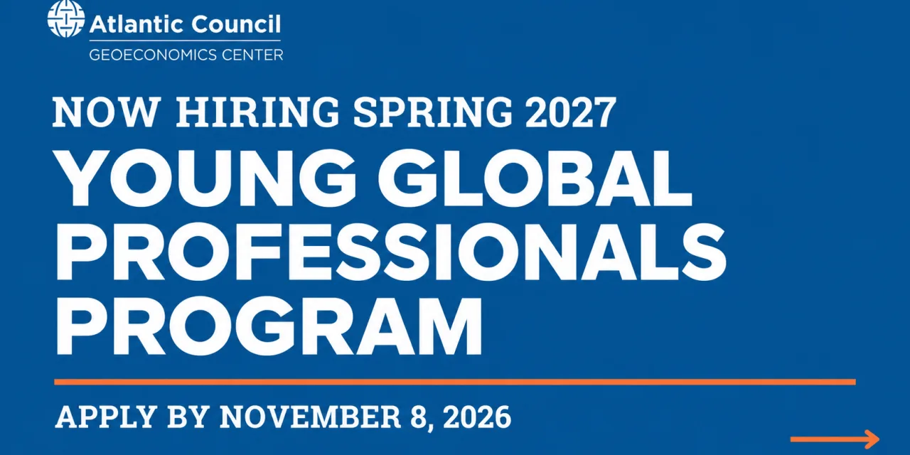 Atlantic Council Internship 2027
