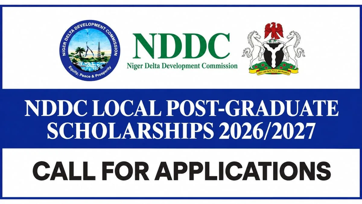 NDDC Local Postgraduate Scholarship 2026