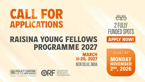 Raisina Young Fellows Programme 2027