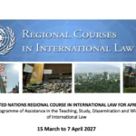 UN Regional Course in International Law