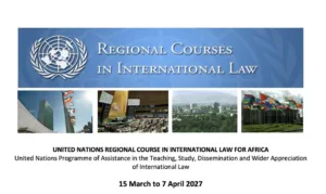 UN Regional Course in International Law